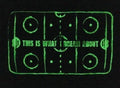 Glow in the Dark Hockey Pillowcase: Hockey Player Bedroom Decor
