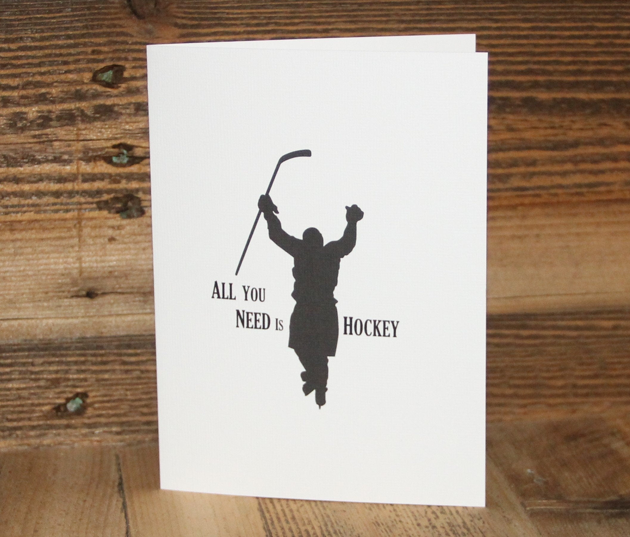 Hockey Greeting Card: Unique Designs for Hockey Lovers