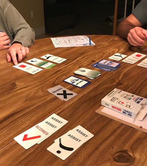Hockey Card Game: Family Game Night Fun