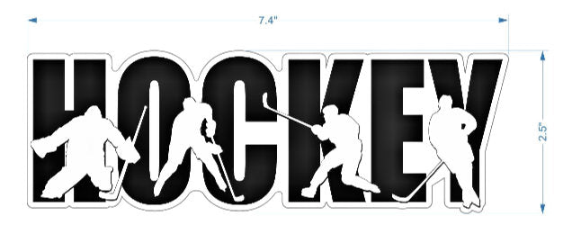 Hockey Goalie Car Decal: Mom Gift, Bumper Sticker