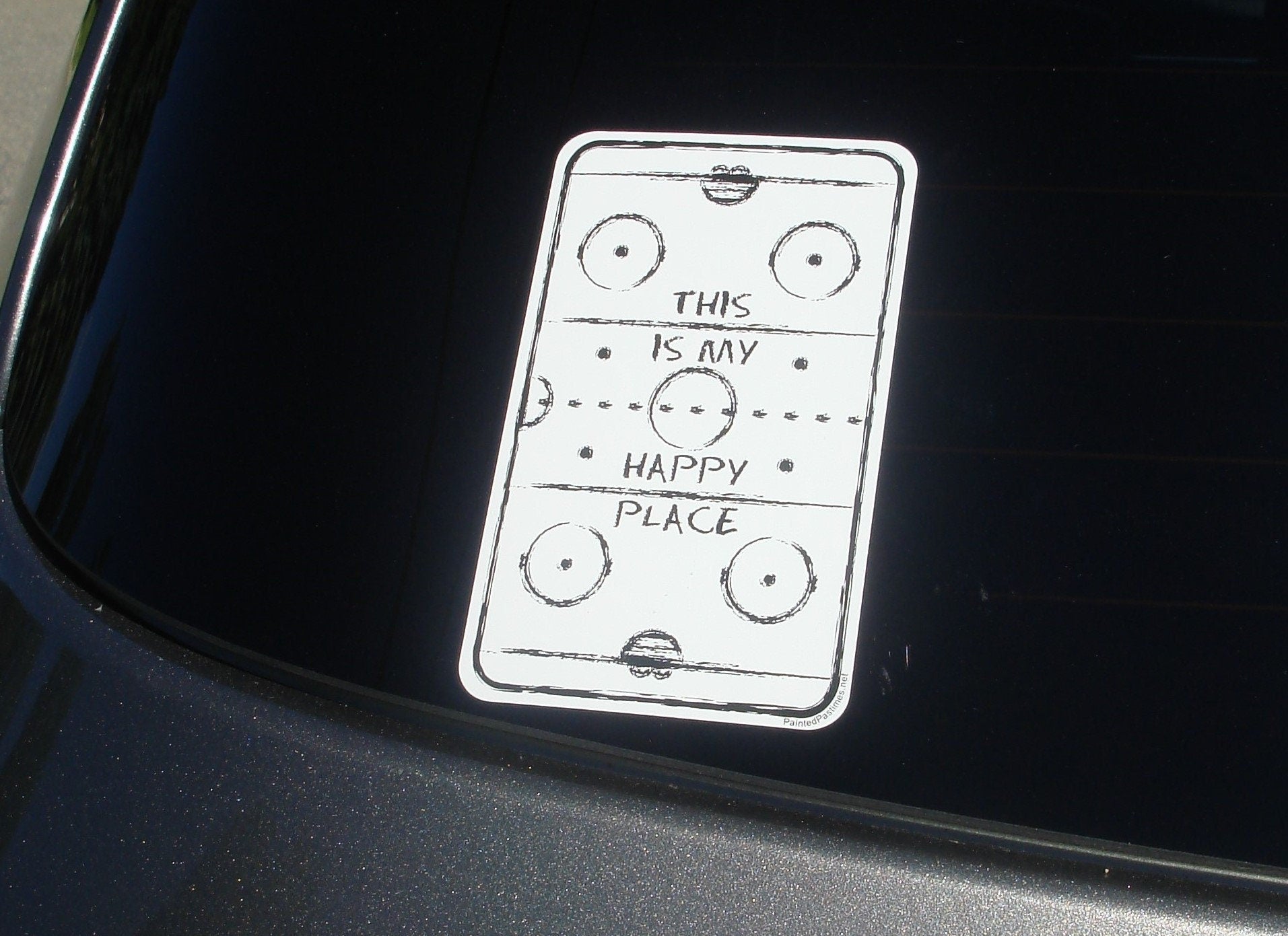 Hockey Car Decal: Player, Goalie, Rink - Hockey Mom/Dad Gift