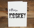 Hockey Greeting Card: Coach, Mom, Birthday Thank You