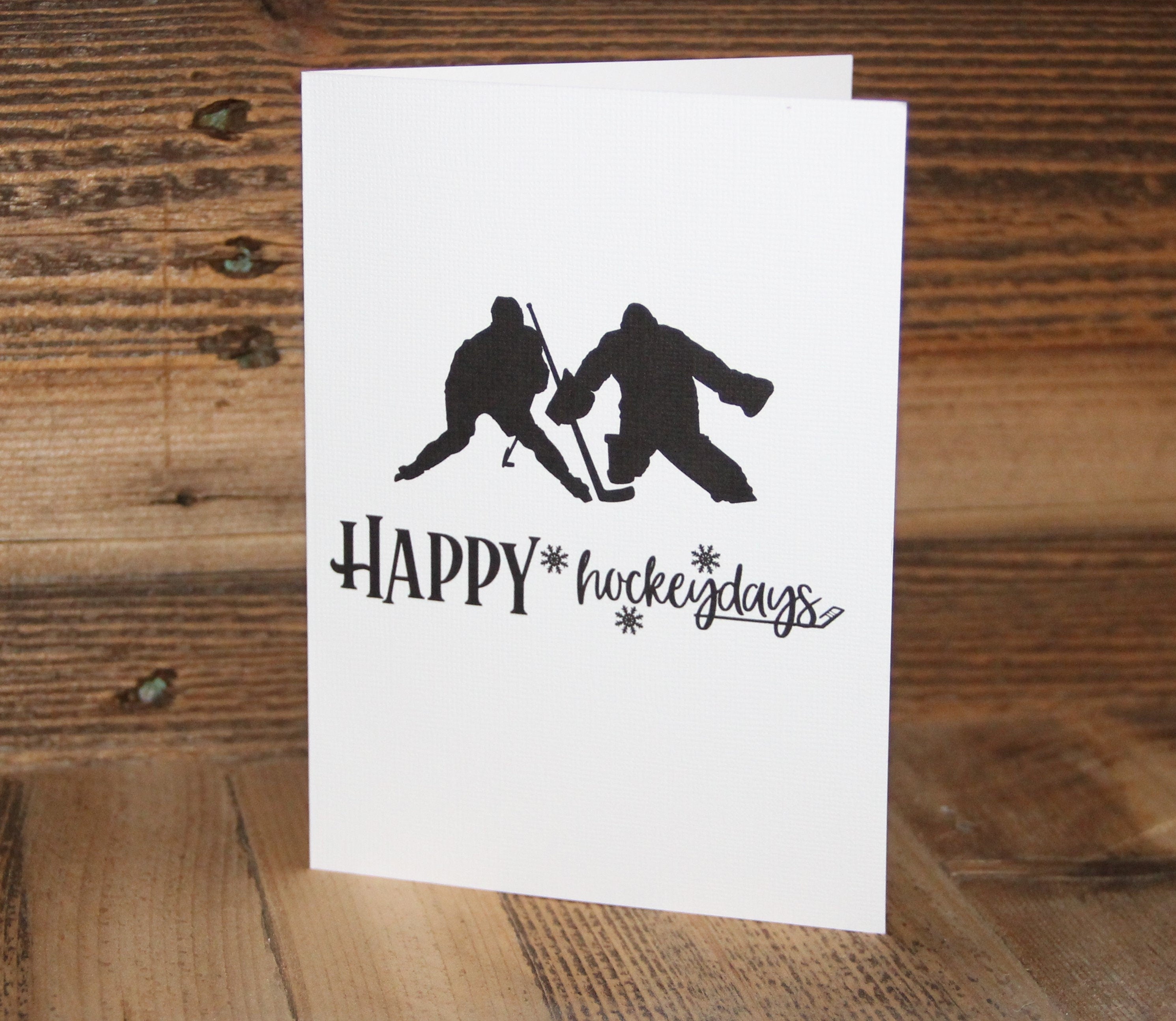 Hockey Greeting Card: Holiday, Birthday, Thank You