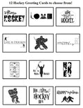 Hockey Greeting Card: Unique Designs for Hockey Lovers