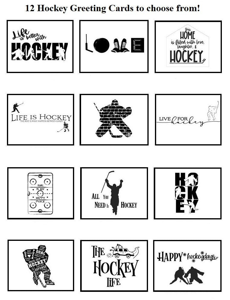 Hockey Thank You Card: Coach, Team Mom, or Manager