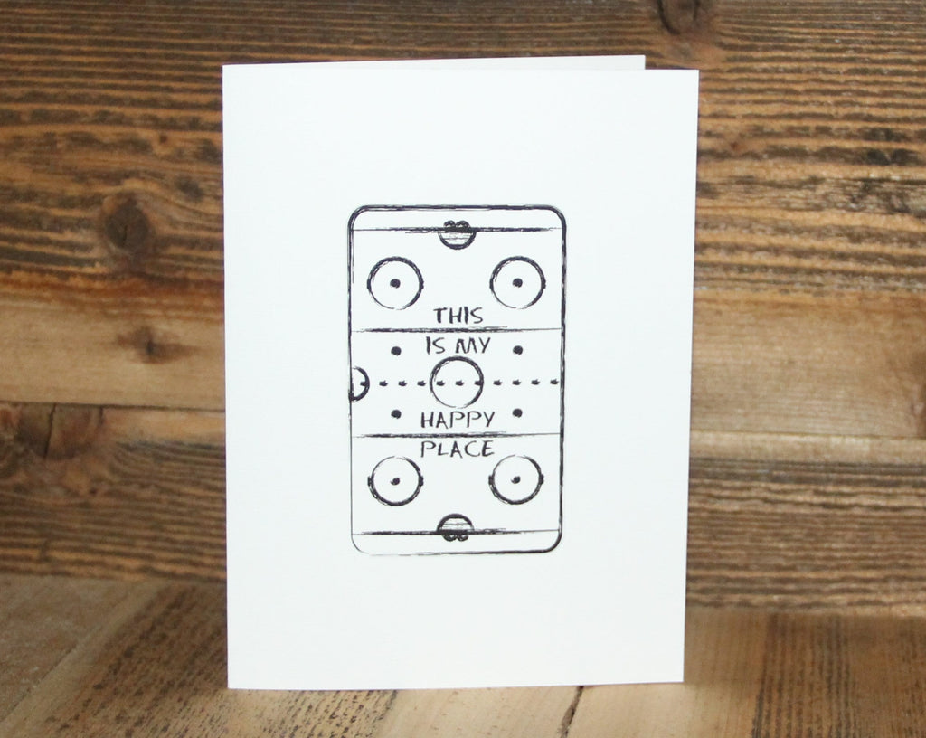 Hockey Greeting Card: Coach, Mom, Birthday Thank You