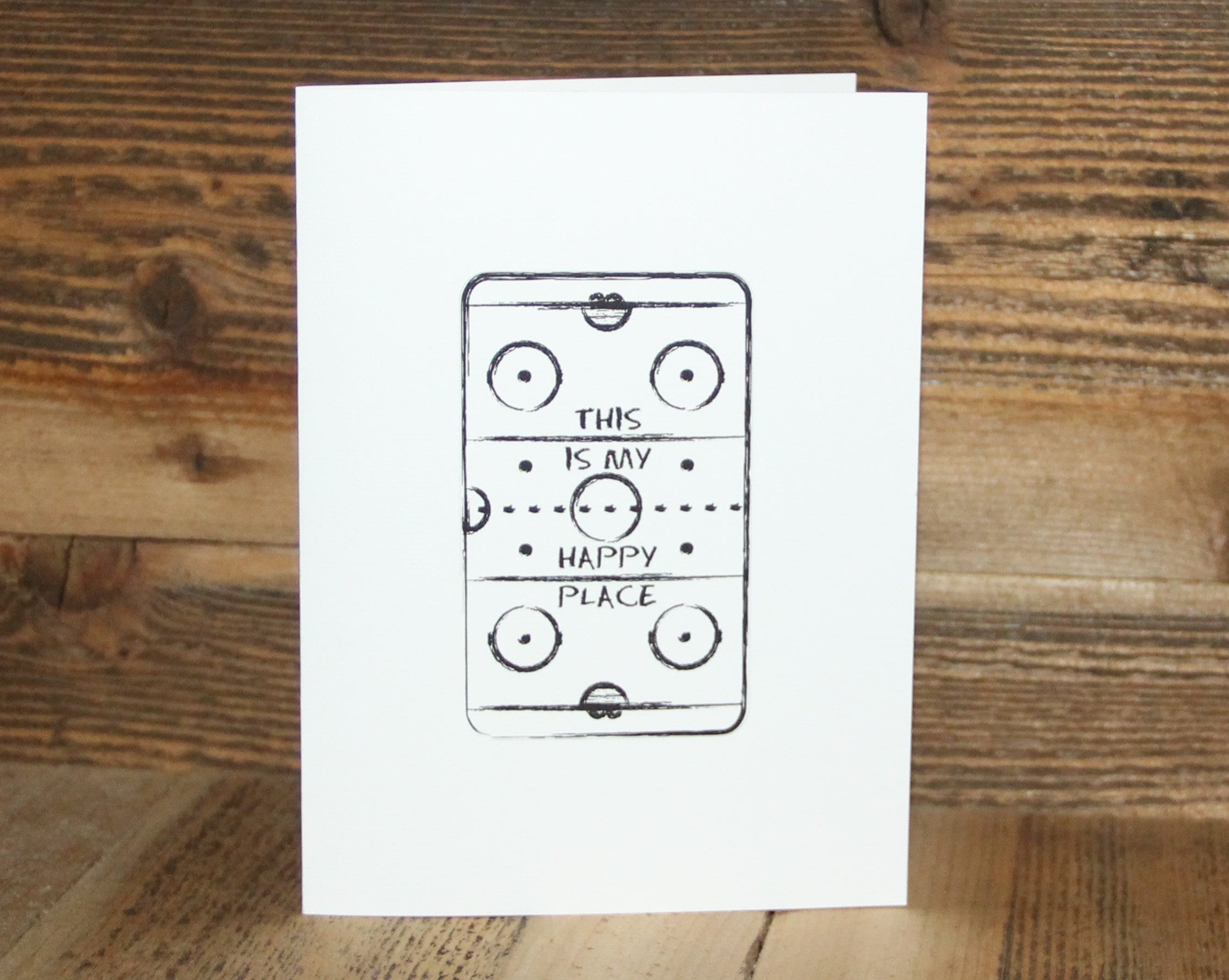 Hockey Greeting Card: Coach, Mom, Birthday Thank You