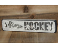 Hockey Ornament, Wood Sign, Hockey Christmas Gift