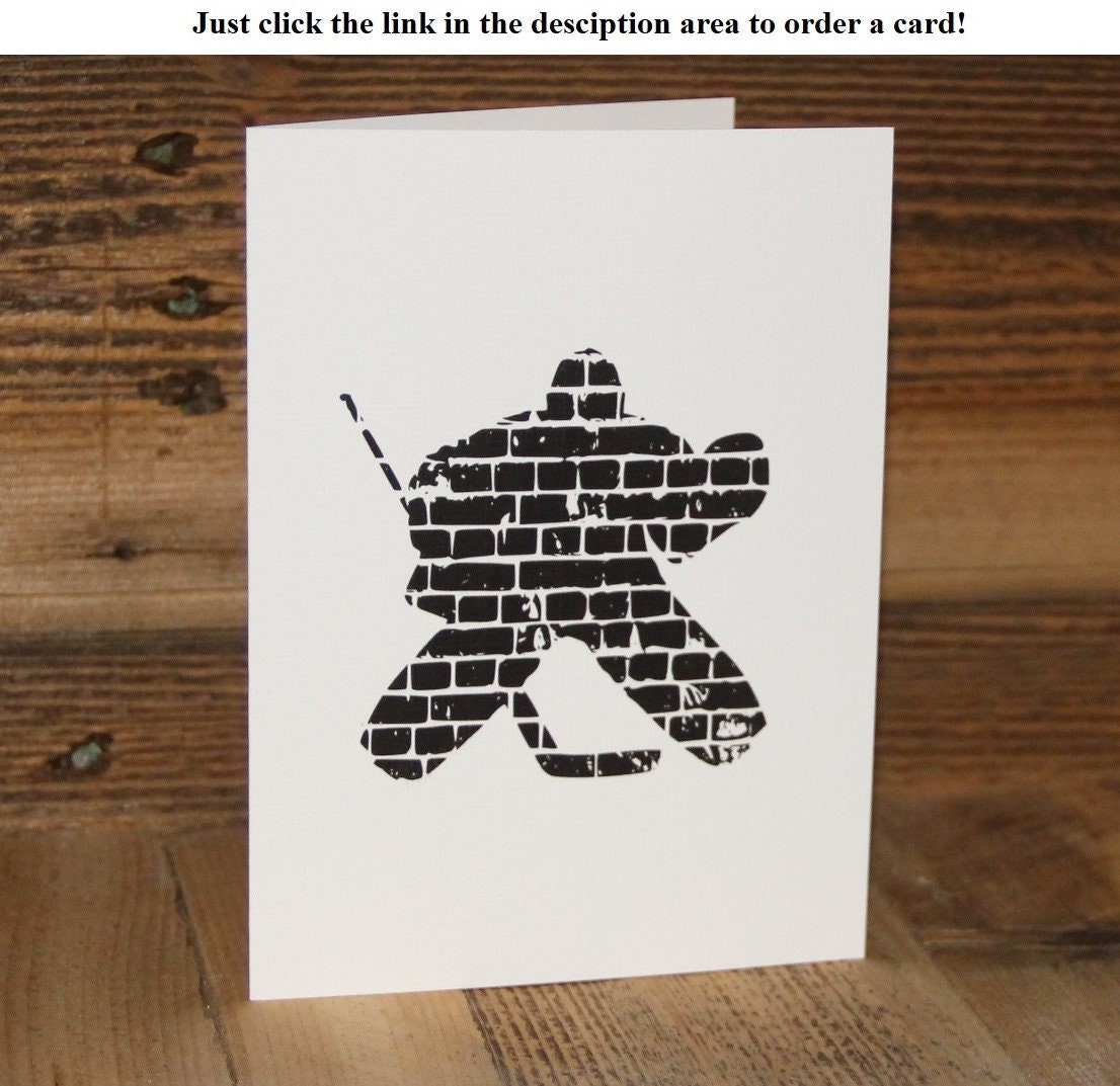 Hockey GOALIE Ornament, Hockey Home Decor