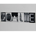 Hockey Goalie Photo Frame: Letter Art Sign, Hockey Room Decor