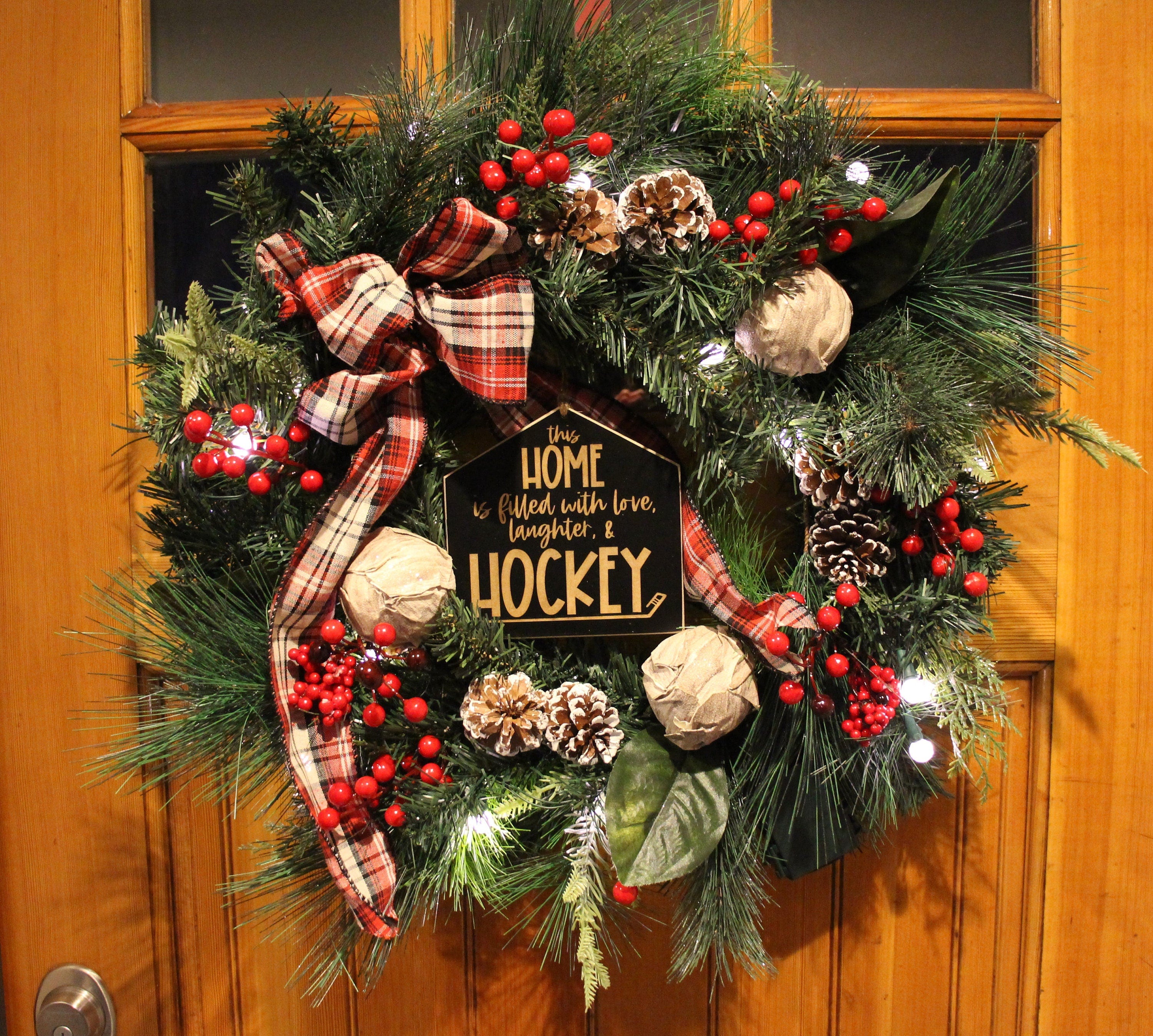 Hockey Mom Home Decor Sign, Hockey Family Gift