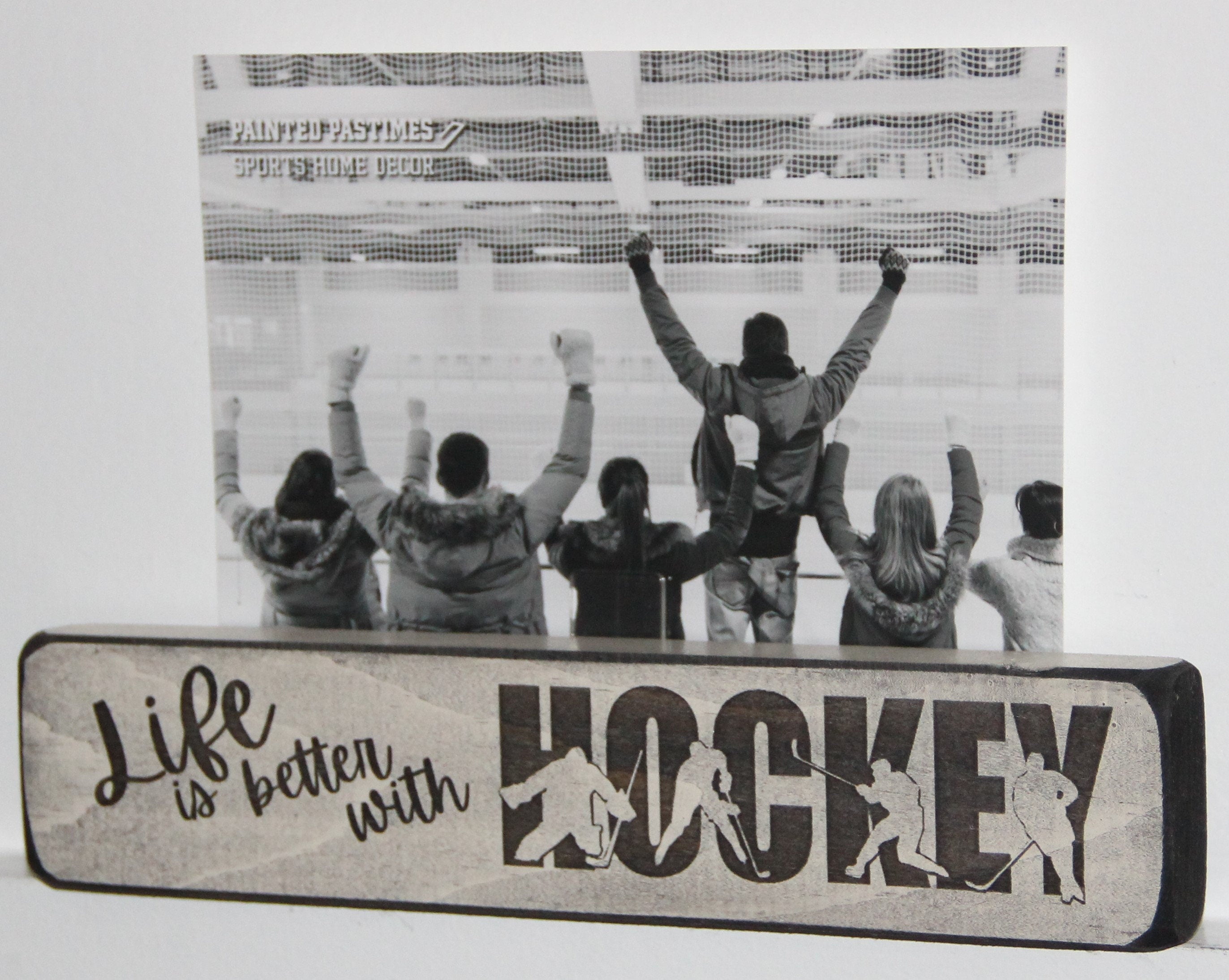 Hockey Wood Sign: Hockey Player Gift, Party Favor