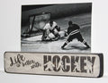 Hockey Photo Frame, Laser Cut Wood Sign, Player Coach or Team Gift