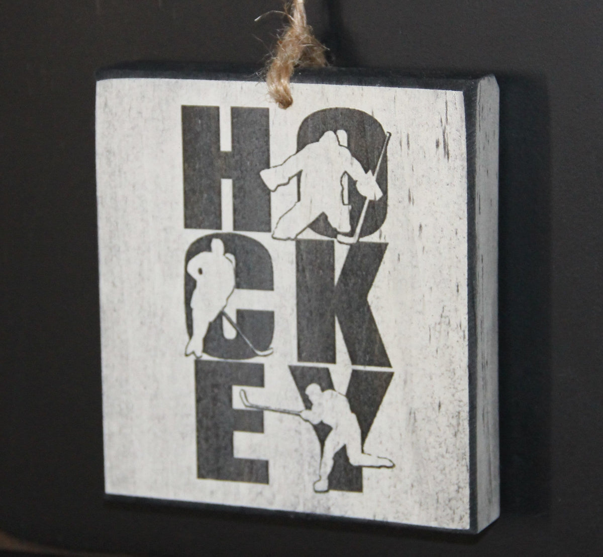 Hockey Ornament: Hockey Player, Fan, Coach, Mom, Dad Christmas Gift