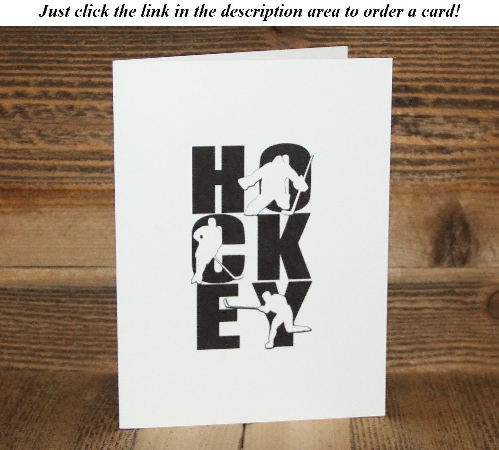 Hockey Ornament, Wood Sign, Hockey Christmas Gift