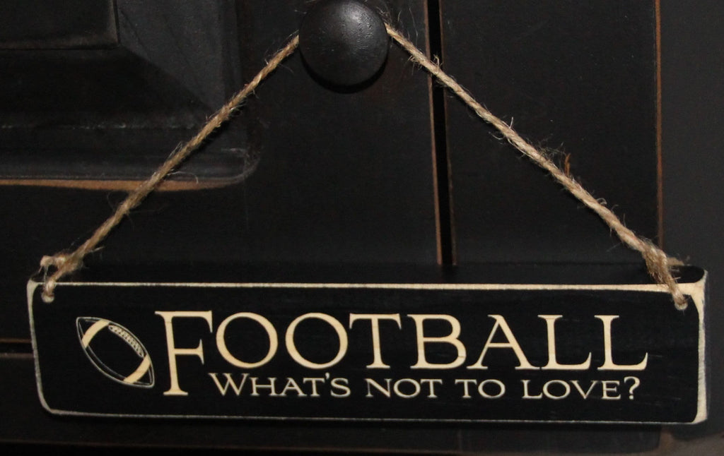 Laser Cut Football Sign: Gift for Player, Coach, or Mom
