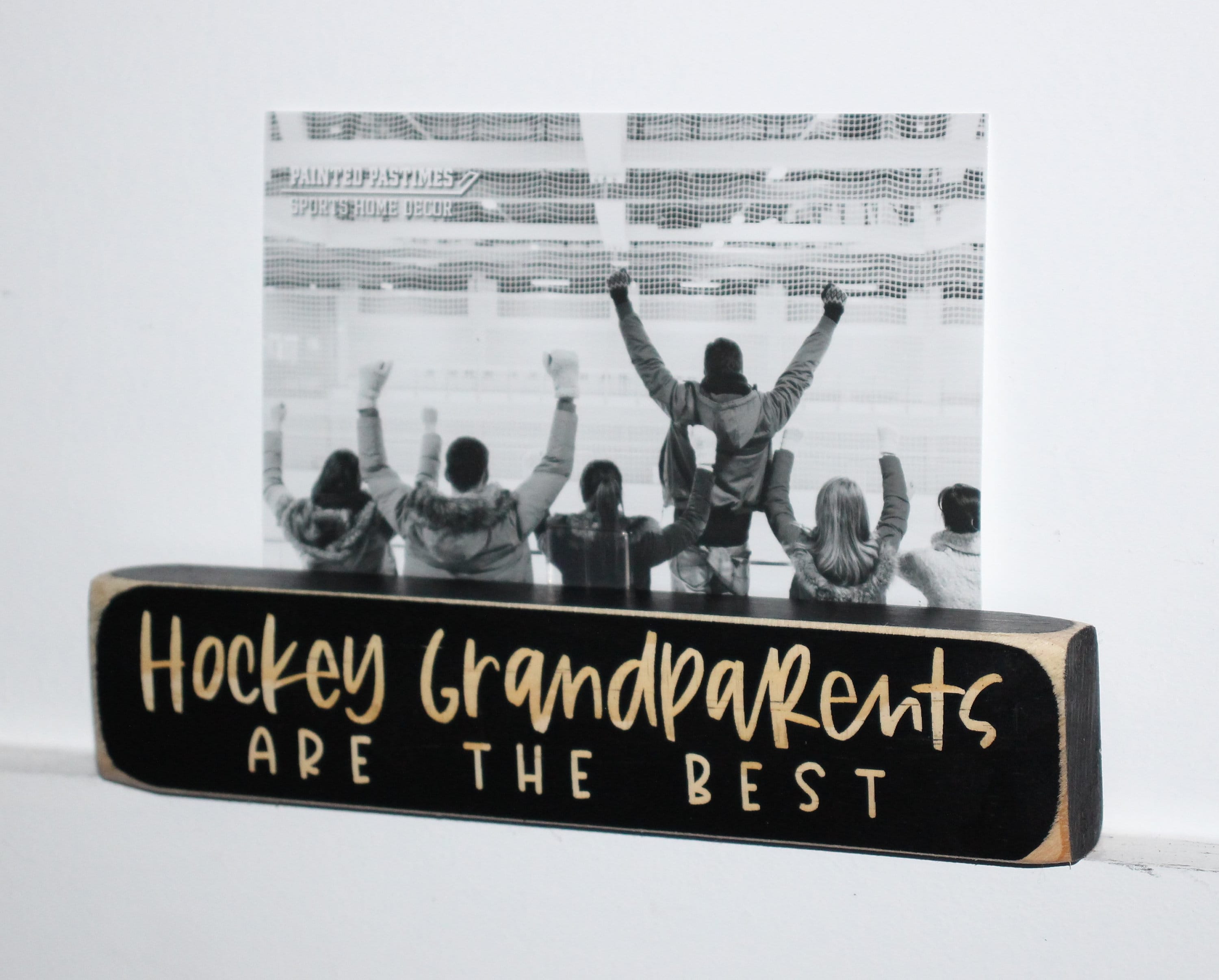 Hockey Grandparents Photo Display: Frame