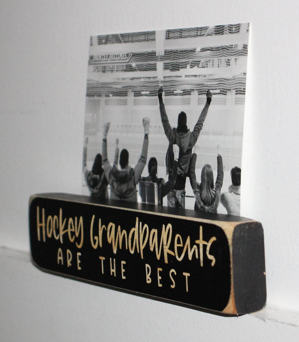 Hockey Grandparents Photo Display: Frame
