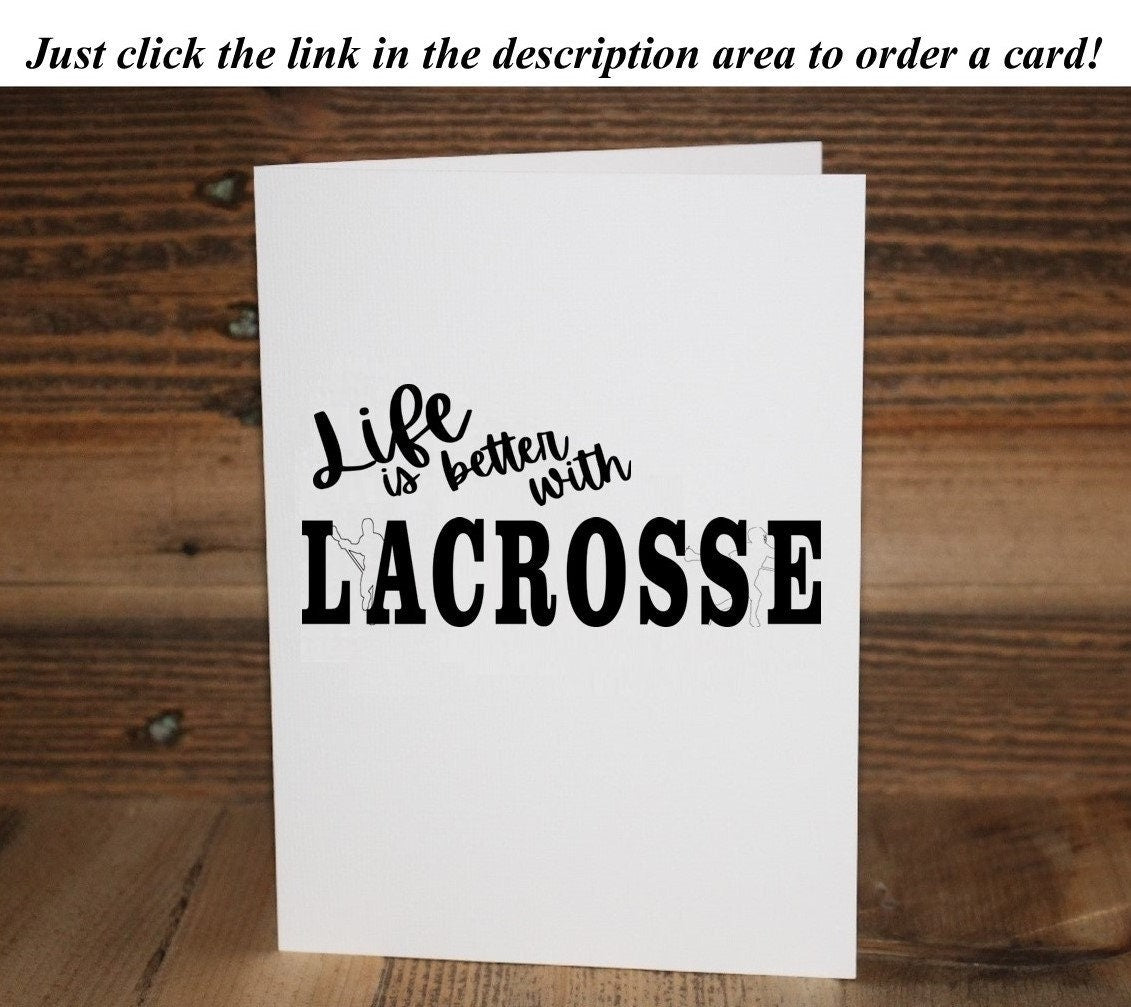 Lacrosse Wood Ornament, Sports Home Decor