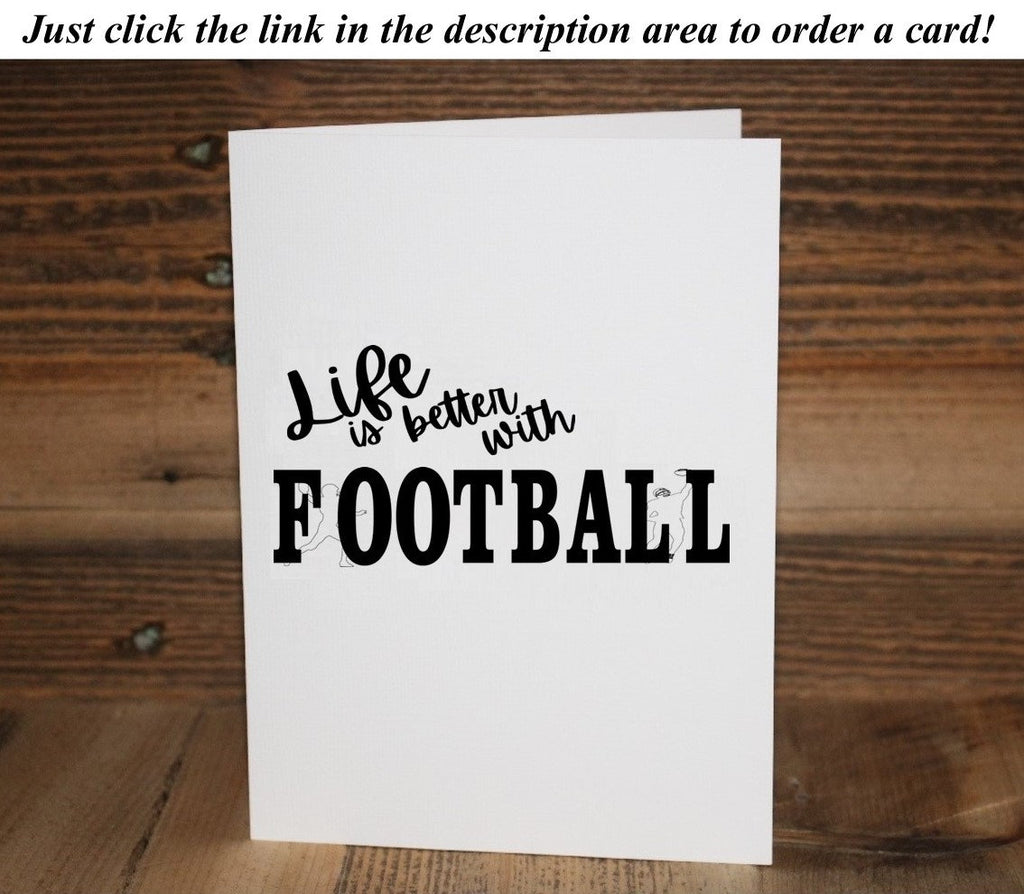 Football Photo Frame - Football Player Gift - "This is my HAPPY PLACE"