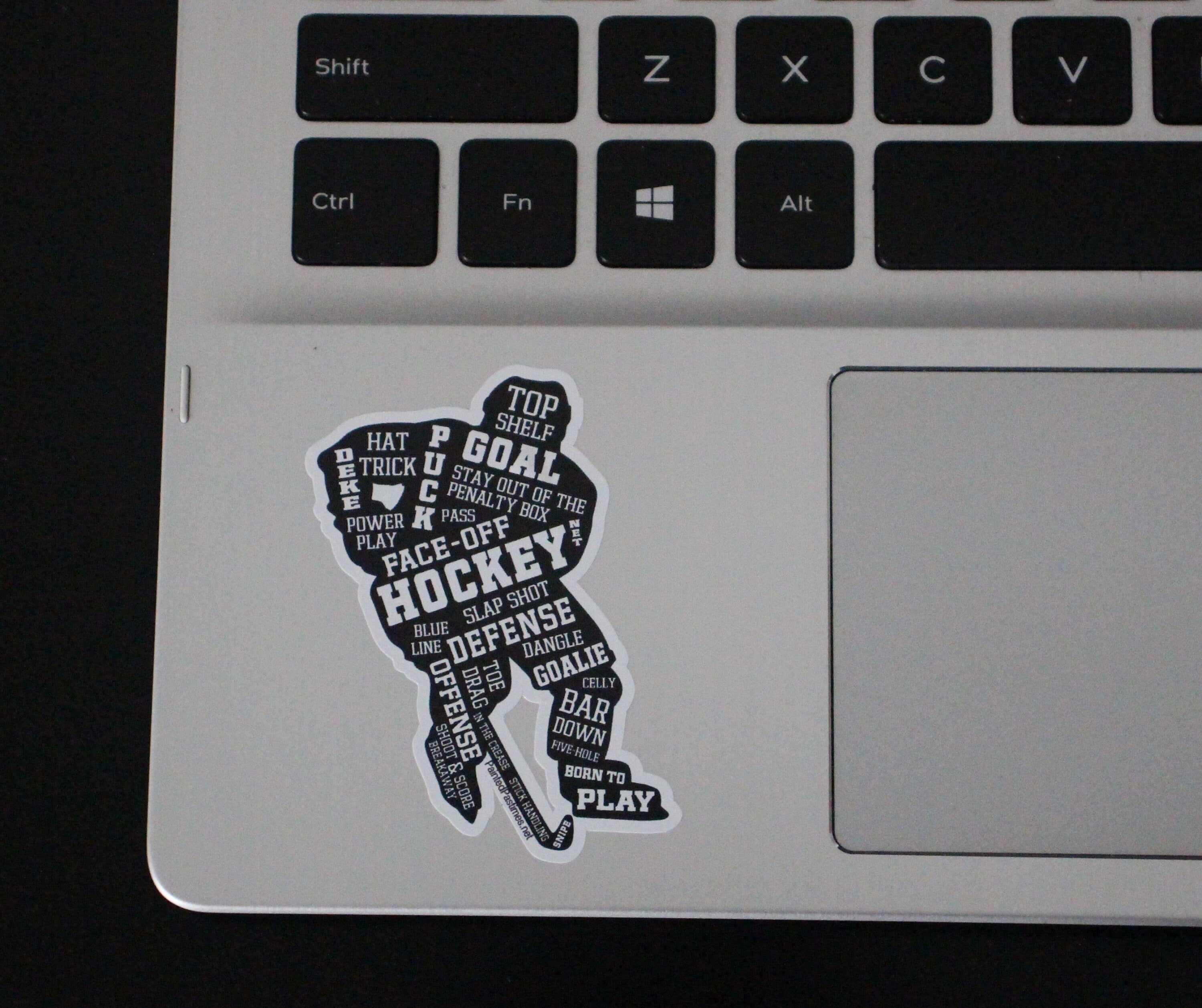 Hockey Decal: Matte Vinyl Stickers for Phone, Laptop, and More