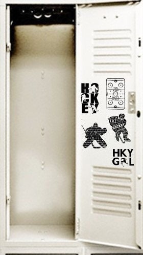 Hockey Player Decal: Laptop, Phone, Goodie Bag Sticker