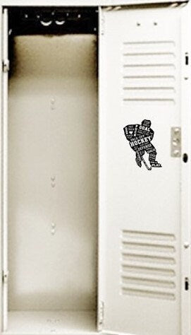 Hockey Decal: Matte Vinyl Stickers for Phone, Laptop, and More