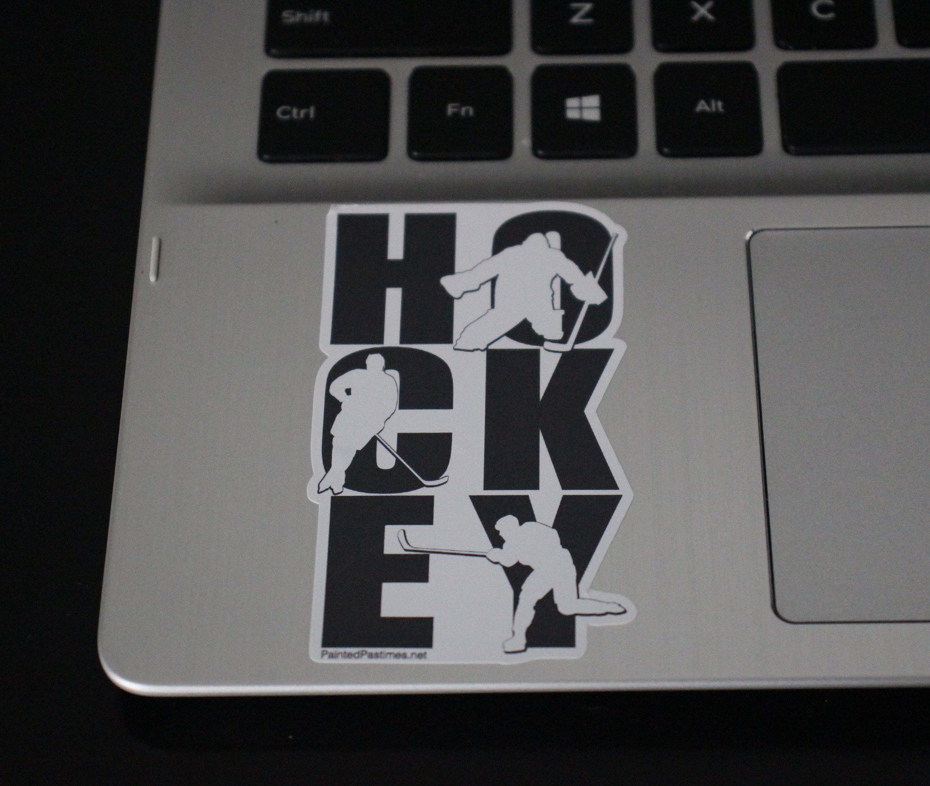 Hockey Goalie Decal: Laptop, Phone, Goodie Bag Sticker