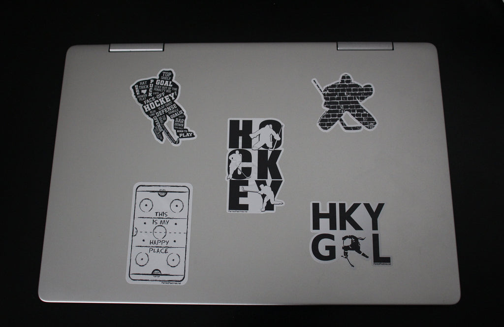 Hockey Girl Decal: Laptop, Cell Phone, and More