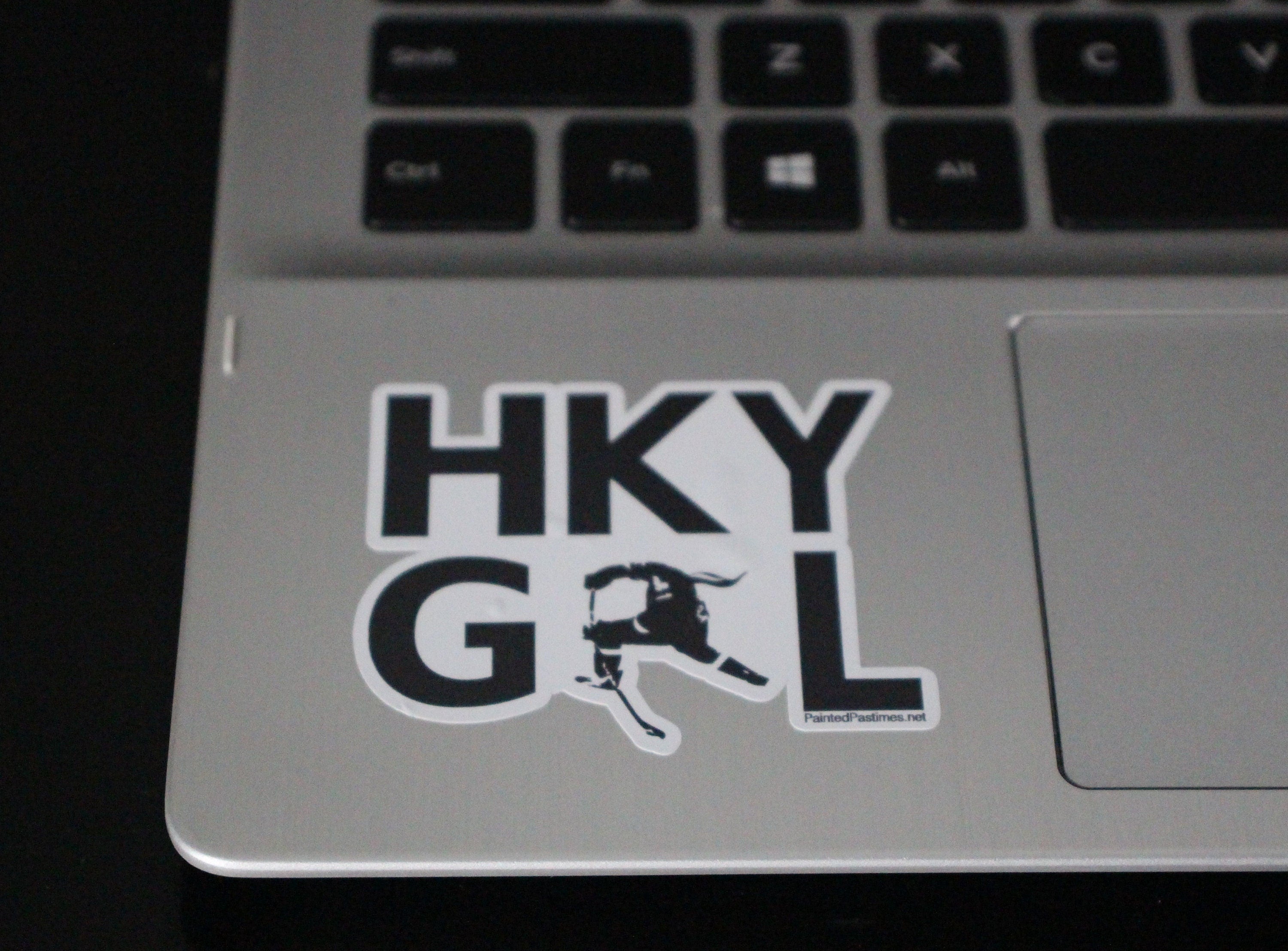 Hockey Player Decal: Laptop, Cell Phone, Tablet Sticker