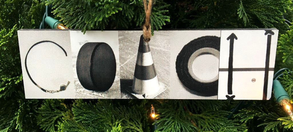 Hockey GOALIE Ornament, Hockey Home Decor