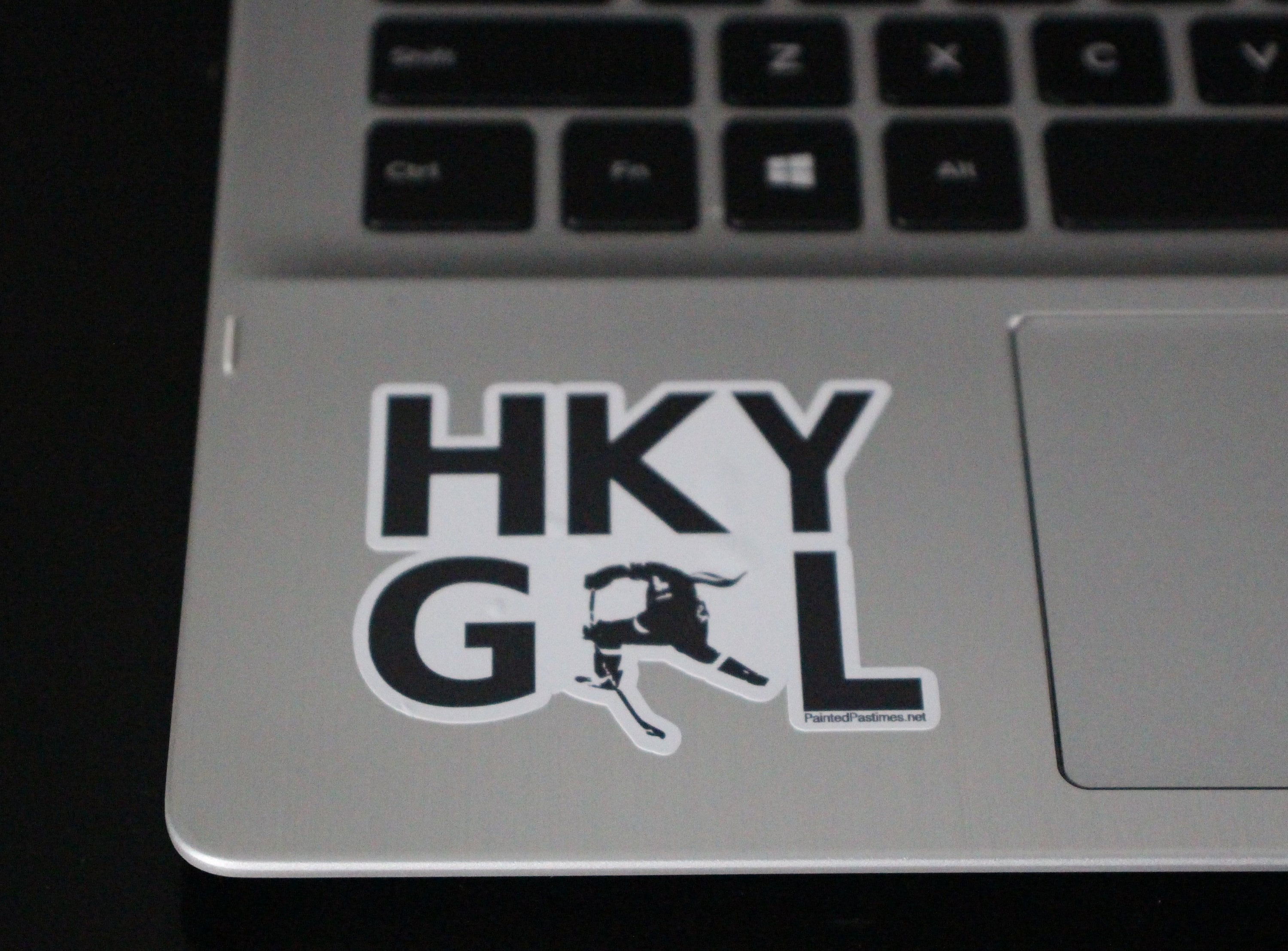 Hockey Player Decal: Laptop, Phone, Goodie Bag Sticker