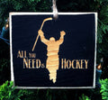 Hockey Ornament: Hockey Player, Fan, Coach, Mom, Dad Christmas Gift