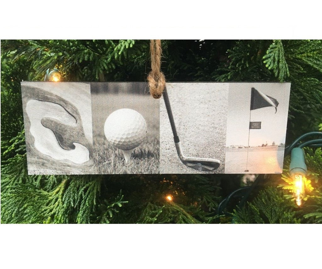 Golf Ornament: Man Cave Decor, Golf Lover Christmas Gift