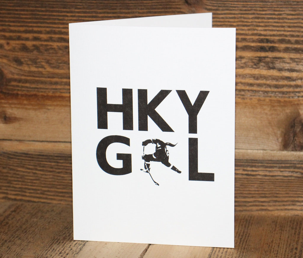 Hockey Greeting Card: Blank Note for Hockey Fan
