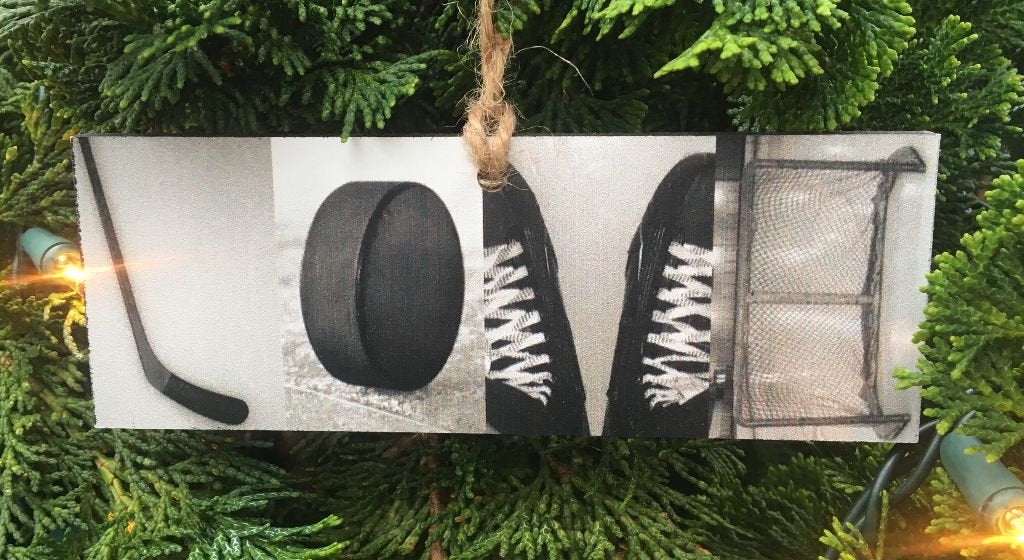Hockey GOALIE Ornament, Hockey Home Decor