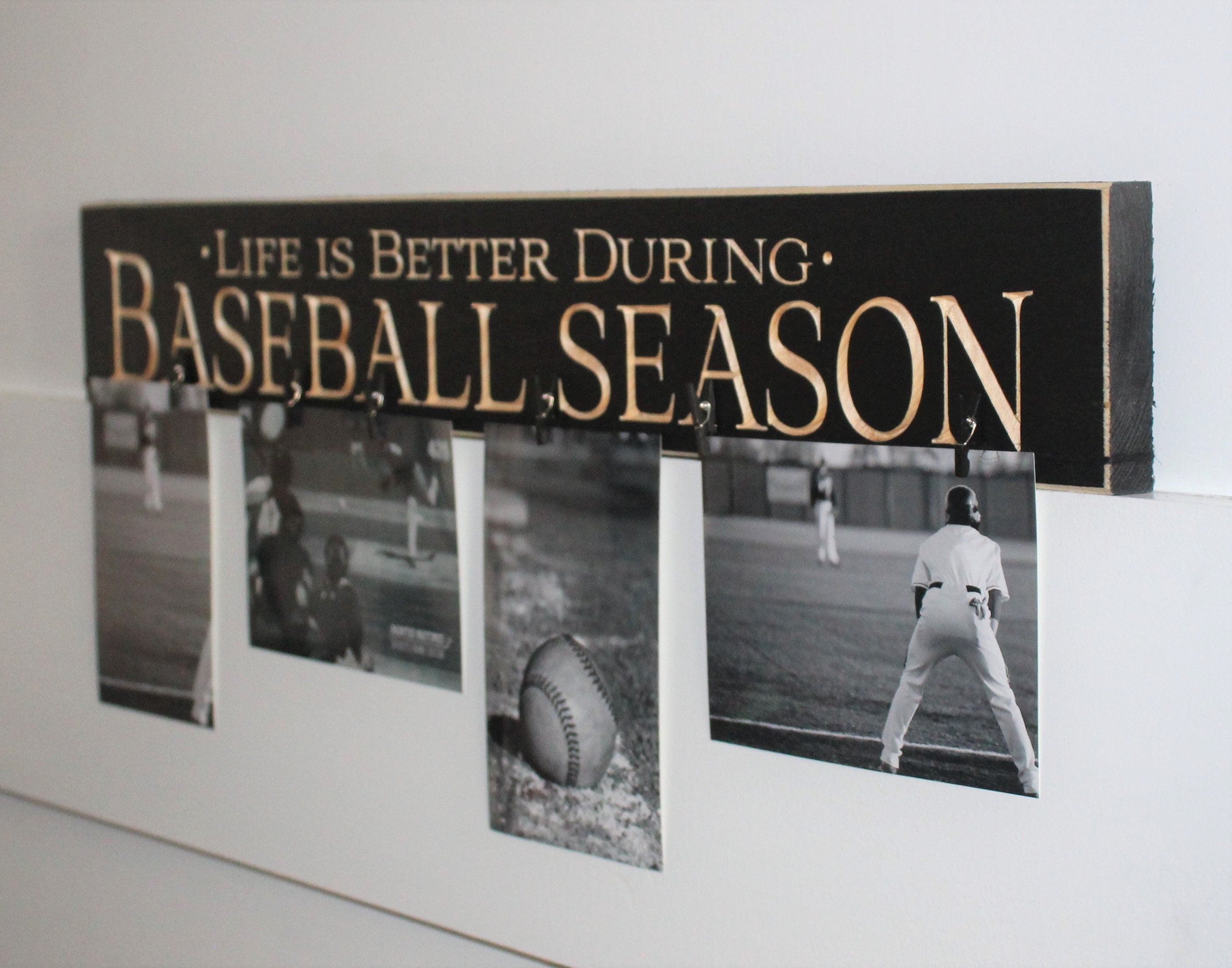 Baseball Wood Sign: Mancave Decor, Coach, Player, Team Gift