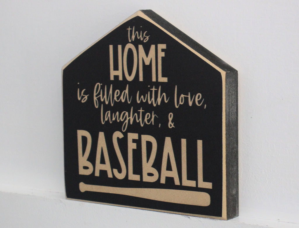 Baseball Home Sign: Gift for Mom, Dad, Coach, Christmas Ornament