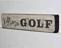Golf Ornament, Golf Coach Gift, Man Cave Wood Sign