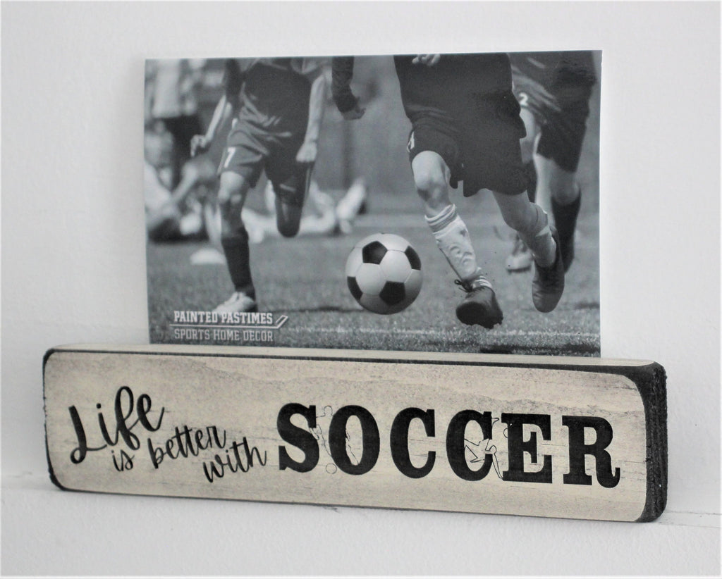 Soccer Ornament: Laser Cut Wood, Black & White