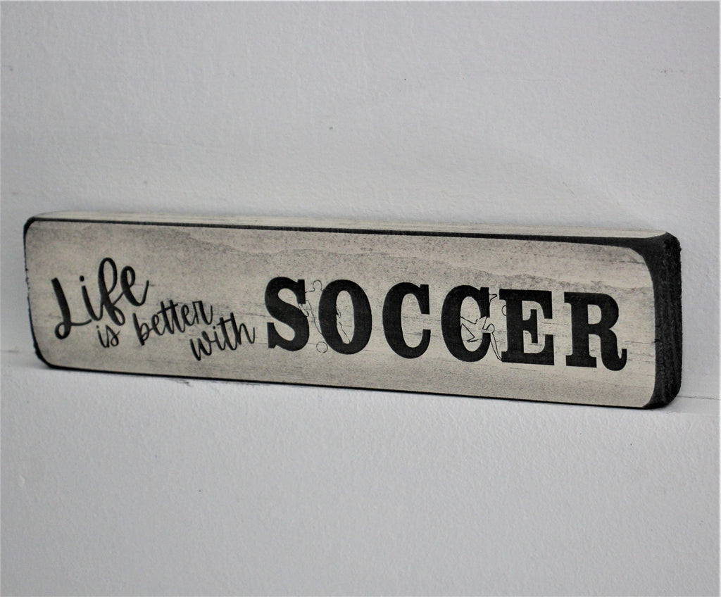 Soccer Ornament: Laser Cut Wood, Black & White