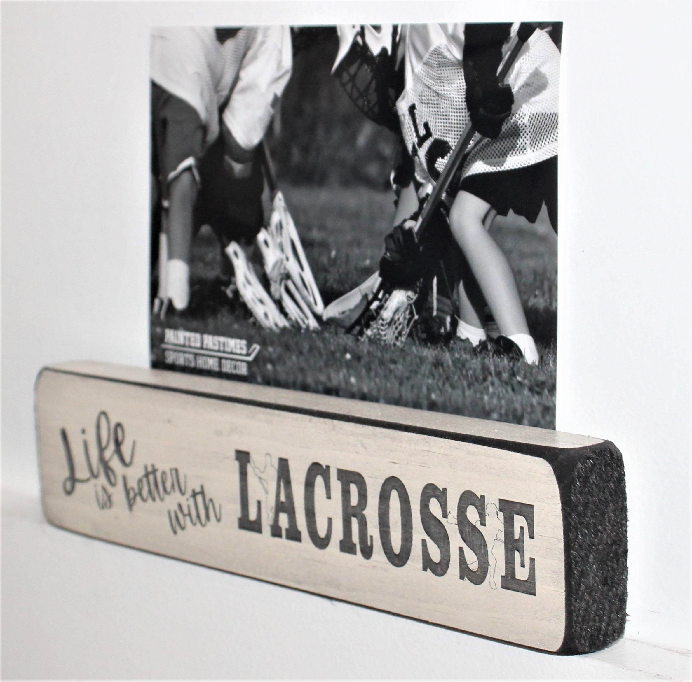 Lacrosse Ornament, Wood Sign, Lacrosse Team Gift