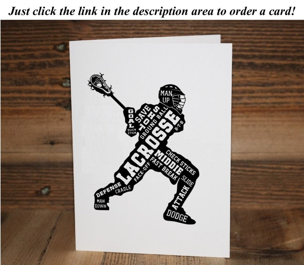 Lacrosse Ornament, Wood Sign, Lacrosse Team Gift