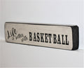 Basketball Ornament, Wood Sign, Christmas Gift for Player, Fan, Coach, Mom or Dad