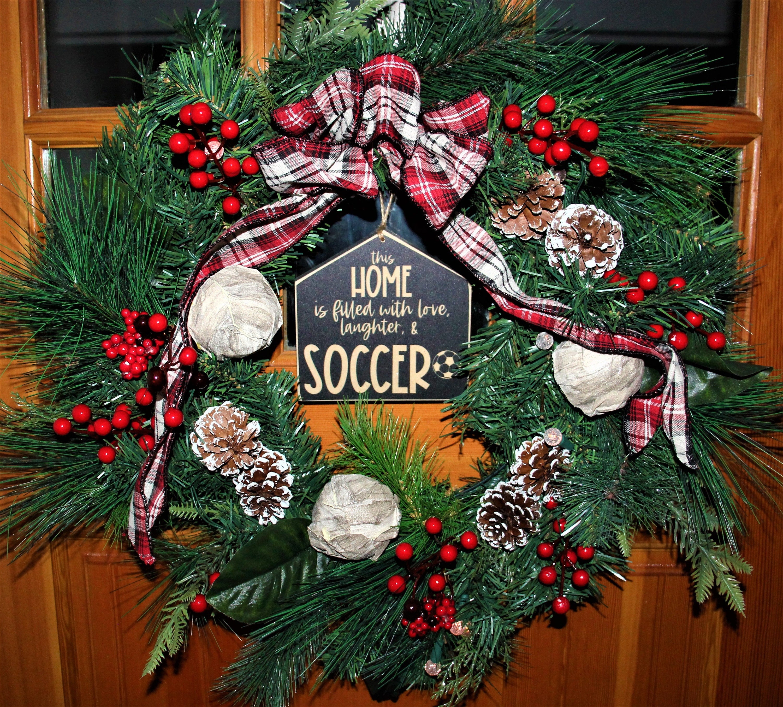 Soccer Home Sign: Gift for Soccer Mom, Coach, or Player
