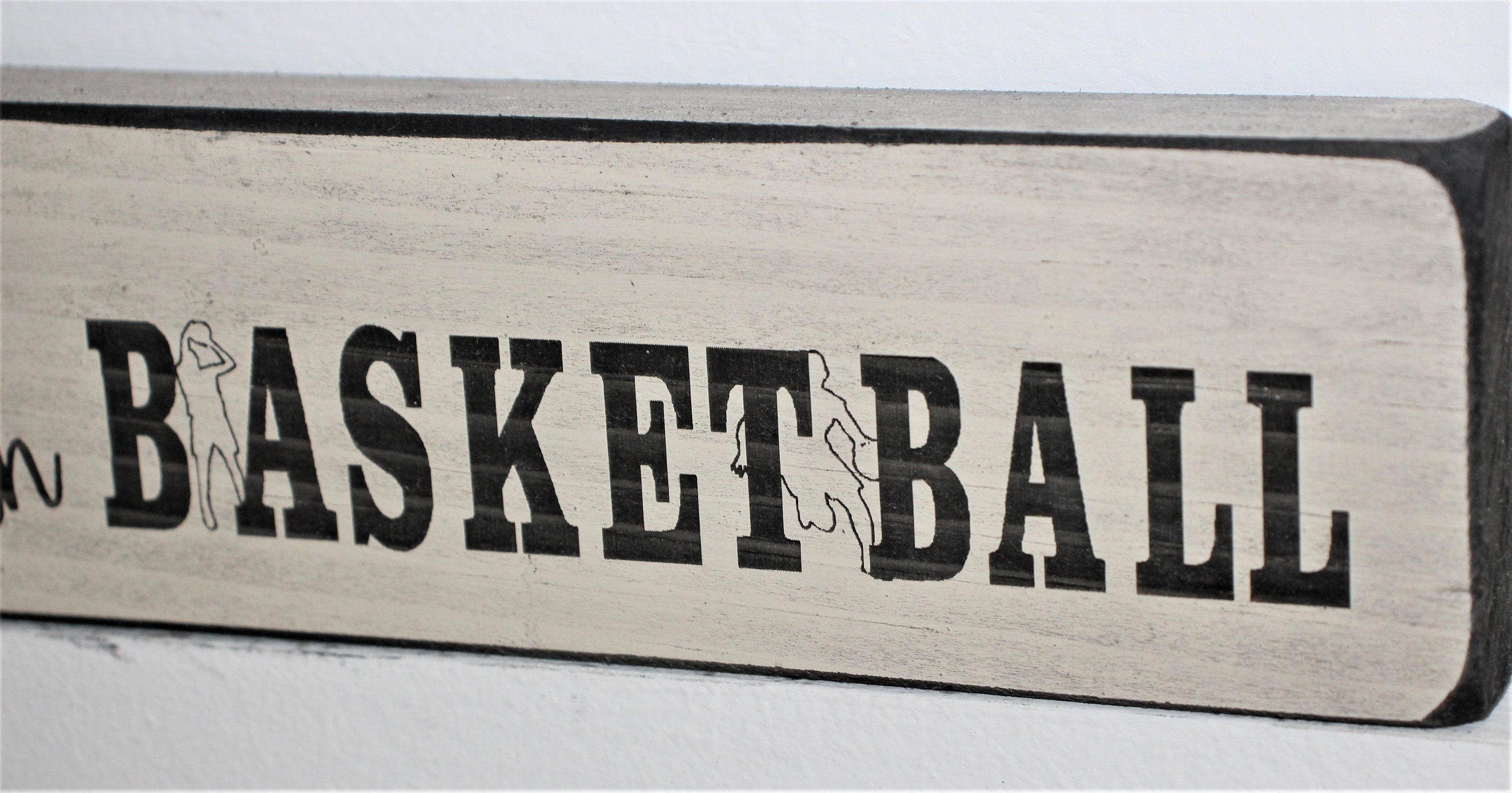 Basketball Ornament, Wood Sign, Christmas Gift for Player, Fan, Coach, Mom or Dad