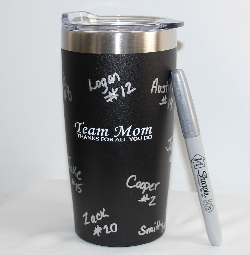 Personalized Team Manager Tumbler: Team Signing Gift