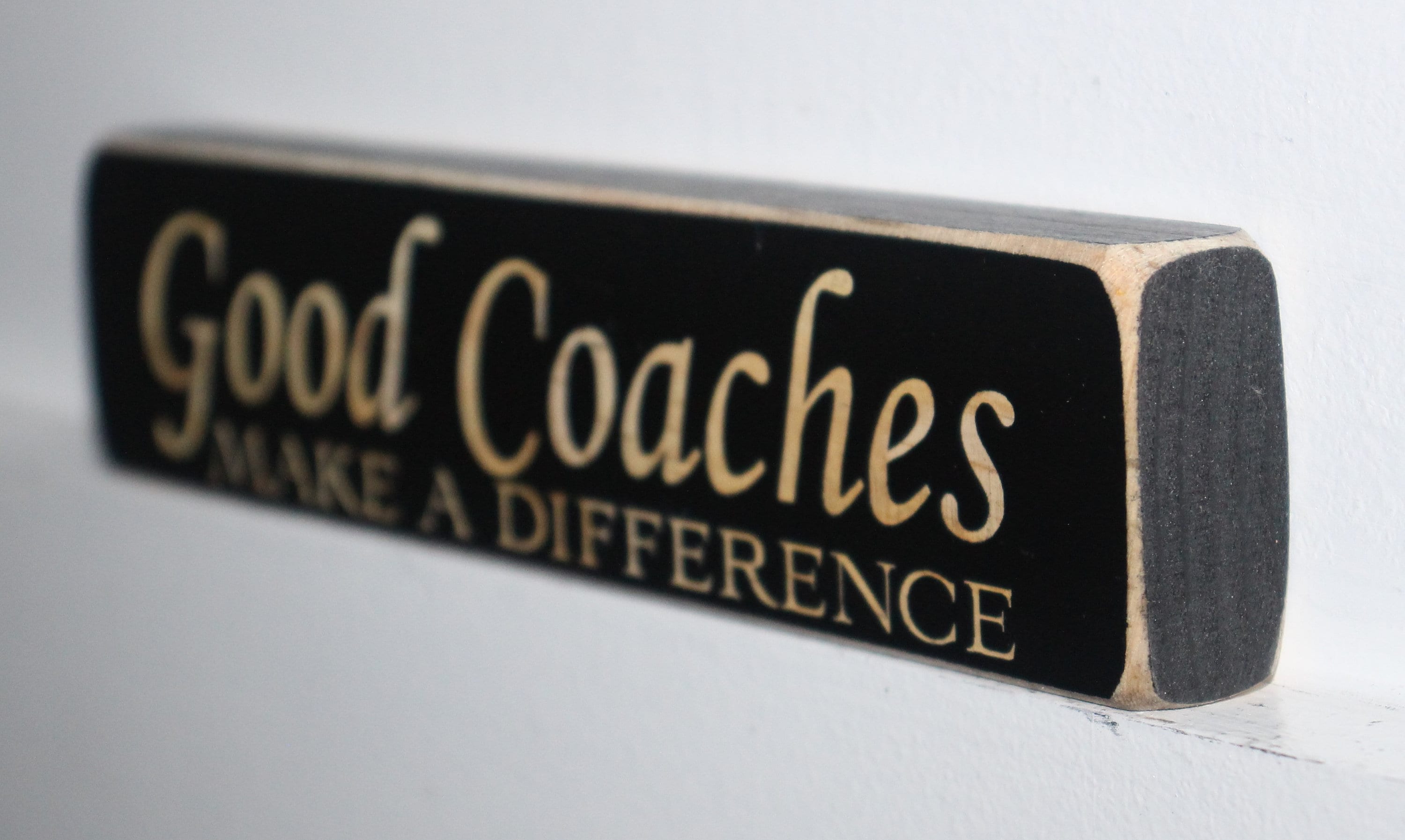 Coach Sign: Wood Laser Cut, Sports Gift