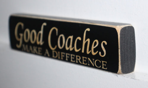 Coach Sign: Wood Laser Cut, Sports Gift