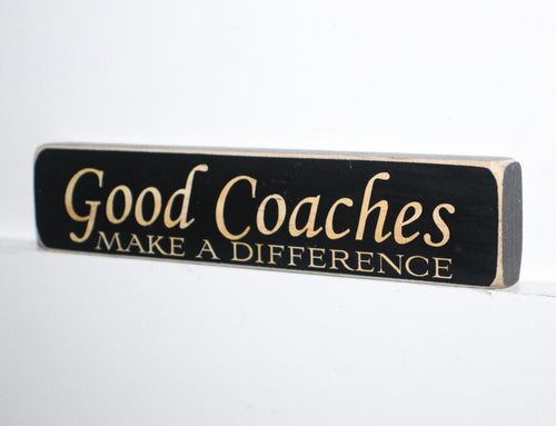 Coach Sign: Wood Laser Cut, Sports Gift